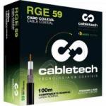 Coaxial STD59 40 Branco CABLETECH Coaxial STD59 40 Branco CABLETECH