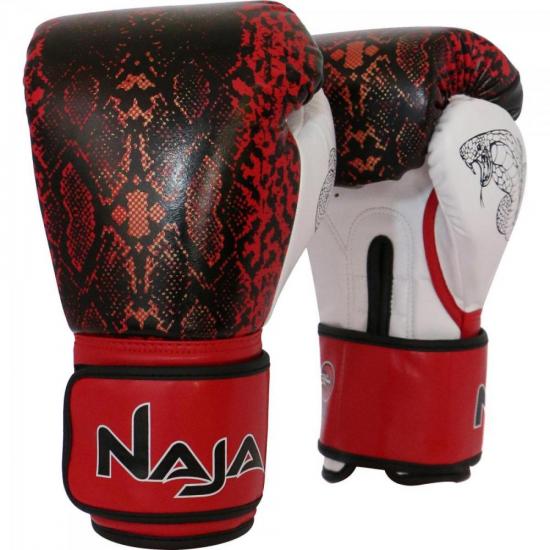 Luva de Boxe ANIMAL PRINT 12 OZ Cobra Vermelha NAJA Luva de Boxe ANIMAL PRINT 12 OZ Cobra Vermelha NAJA