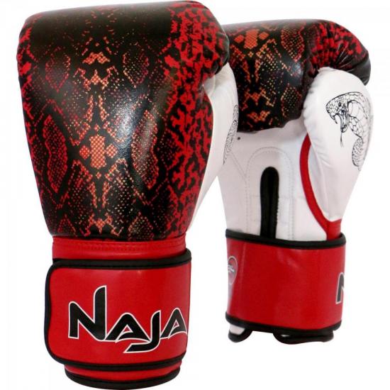 Luva de Boxe ANIMAL PRINT 14 OZ Cobra Vermelha NAJA Luva de Boxe ANIMAL PRINT 14 OZ Cobra Vermelha NAJA