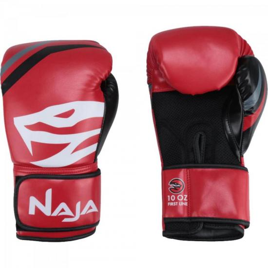 Luvas de Boxe Adulto FIRST 12-OZ Vermelho NAJA Luvas de Boxe Adulto FIRST 12-OZ Vermelho NAJA