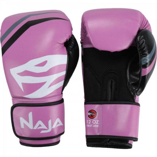 Luvas de Boxe Adulto FIRST 14-OZ Rosa NAJA Luvas de Boxe Adulto FIRST 14-OZ Rosa NAJA