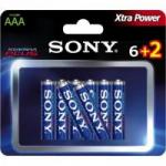 Pilha Alcalina AAA STAMINA PLUS AM4-B6X2D SONY