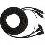 Cabo 2 RCA Macho + Terra x 3 RCA 90° Macho + Terra 3m CBRC0007 Preto STORM Cabo 2 RCA Macho + Terra x 3 RCA 90° Macho + Terra 3m CBRC0007 Preto STORM