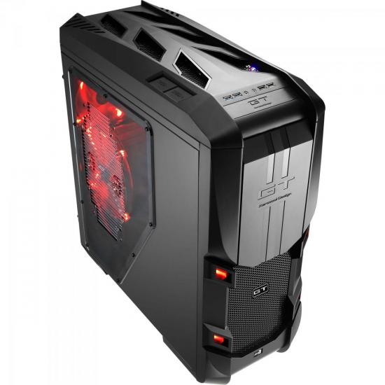 Gabinete Gamer Full Tower GT-S EN52162 Preto AEROCOOL Gabinete Gamer Full Tower GT-S EN52162 Preto AEROCOOL