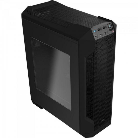 Gabinete Gamer Mid Tower LS-5200 EN58317 Preto AEROCOOL Gabinete Gamer Mid Tower LS-5200 EN58317 Preto AEROCOOL
