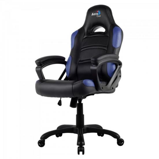 Cadeira Gamer Profissional AC80C EN54027 Preta/Azul AEROCOOL Cadeira Gamer Profissional AC80C EN54027 Preta/Azul AEROCOOL