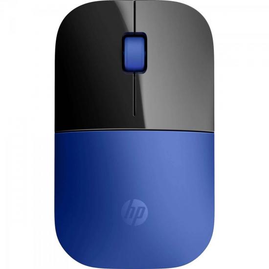Mouse sem Fio USB 1200 DPI Z3700 Preto/Azul HP Mouse sem Fio USB 1200 DPI Z3700 Preto/Azul HP