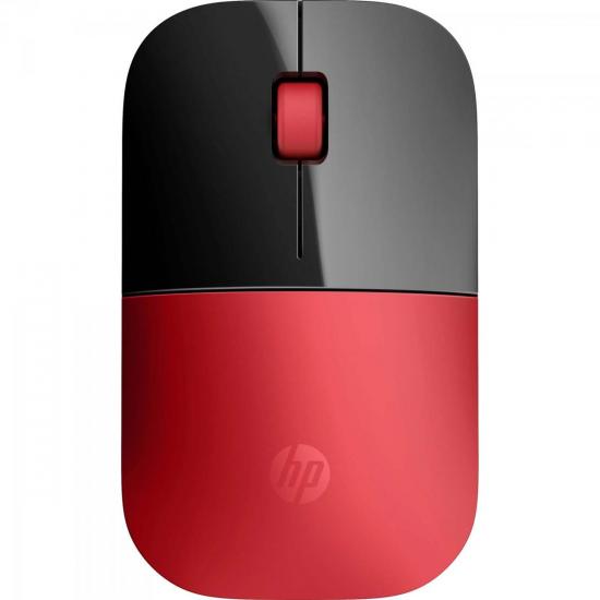 Mouse sem Fio USB 1200 DPI Z3700 Preto/Vermelho HP Mouse sem Fio USB 1200 DPI Z3700 Preto/Vermelho HP
