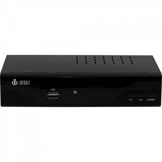 Conversor Digital Terrestre ITV-500 Preto INFOKIT Conversor Digital Terrestre ITV-500 Preto INFOKIT