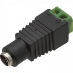 Jack Adaptador DC 2.15 5mm Preto/Verde MXT Jack Adaptador DC 2.15 5mm Preto/Verde MXT