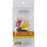 Cabo RCA 1,5m CBX-V3RCA15 Preto EXBOM