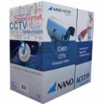 Cabo CFTV UTP 305m 04x24AWG Azul NANO ACCESS