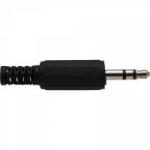 Plug P2 Estéreo com Protetor de Cabo PGPD0003 Preto STORM