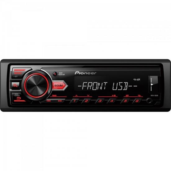 Auto Rádio USB/AM/FM MVH-98UB Preto PIONEER Auto Rádio USB/AM/FM MVH-98UB Preto PIONEER