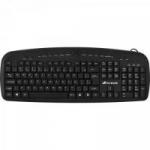 Teclado Multimídia USB MKL-101 Preto FORTREK Teclado Multimídia USB MKL-101 Preto FORTREK