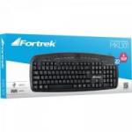 Teclado Multimídia USB MKL-101 Preto FORTREK Teclado Multimídia USB MKL-101 Preto FORTREK
