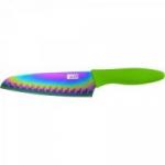 Faca em Aço Inox Revestida em Titânio SANTOKU 7" Verde YUZE Faca em Aço Inox Revestida em Titânio SANTOKU 7" Verde YUZE
