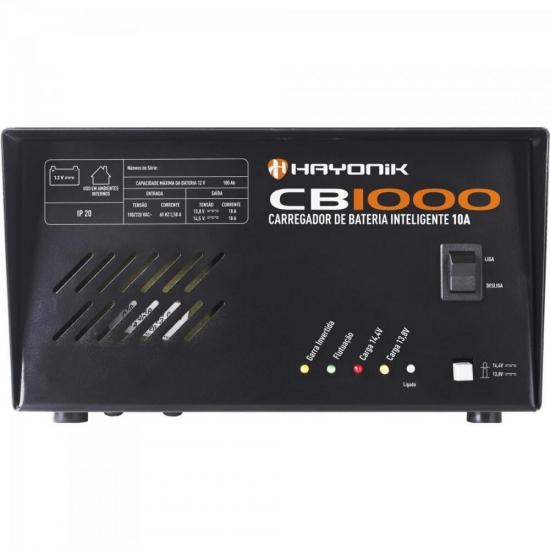 Carregador de Bateria Inteligente 5A CB1000 HAYONIK Carregador de Bateria Inteligente 5A CB1000 HAYONIK