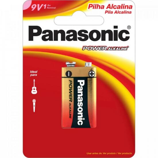 Bateria 9V Alcalina 6LF22XAB/1B24 PANASONIC Bateria 9V Alcalina 6LF22XAB/1B24 PANASONIC