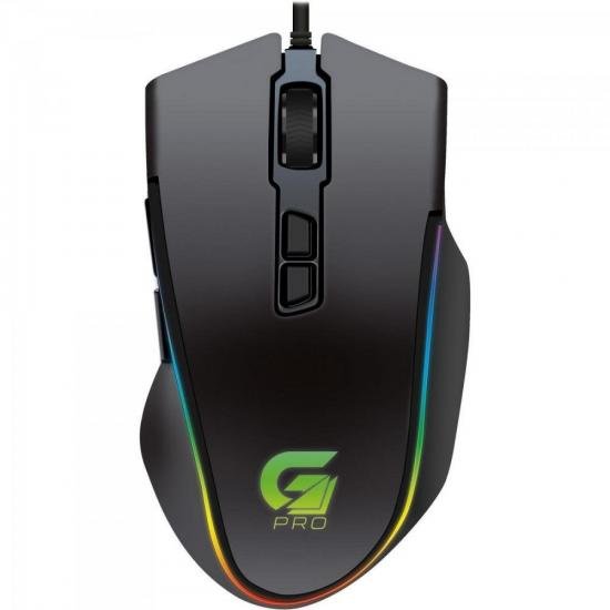 Mouse Gamer PRO M9 RGB Preto FORTREK Mouse Gamer PRO M9 RGB Preto FORTREK