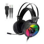 Headset Gamer RGB G Pro H1 Cinza FORTREK Headset Gamer RGB G Pro H1 Cinza FORTREK