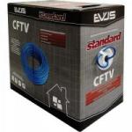 Cabo CFTV 305m Standard 4x24AWG Azul EVUS Cabo CFTV 305m Standard 4x24AWG Azul EVUS