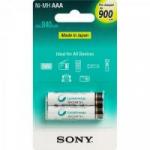 Pilha Recarregável AAA c/ 2 Unid. 900mAh NiMh NH-AAA B2GN SONY