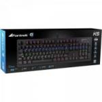 Teclado Gamer Mecânico K5 RGB Preto FORTREK Teclado Gamer Mecânico K5 RGB Preto FORTREK
