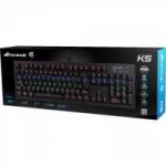 Teclado Gamer Mecânico K5 RGB Preto FORTREK Teclado Gamer Mecânico K5 RGB Preto FORTREK