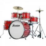 Bateria Infantil DX40J Vermelho PREMIUM Bateria Infantil DX40J Vermelho PREMIUM