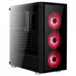 Gabinete Mid Tower ATX QUARTZ RGB Preto AEROCOOL Gabinete Mid Tower ATX QUARTZ RGB Preto AEROCOOL