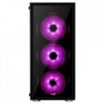 Gabinete Mid Tower ATX QUARTZ RGB Preto AEROCOOL Gabinete Mid Tower ATX QUARTZ RGB Preto AEROCOOL