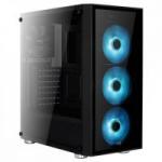 Gabinete Mid Tower ATX QUARTZ RGB Preto AEROCOOL Gabinete Mid Tower ATX QUARTZ RGB Preto AEROCOOL