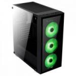 Gabinete Mid Tower ATX QUARTZ RGB Preto AEROCOOL Gabinete Mid Tower ATX QUARTZ RGB Preto AEROCOOL