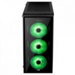 Gabinete Mid Tower ATX QUARTZ RGB Preto AEROCOOL Gabinete Mid Tower ATX QUARTZ RGB Preto AEROCOOL