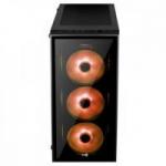 Gabinete Mid Tower ATX QUARTZ RGB Preto AEROCOOL Gabinete Mid Tower ATX QUARTZ RGB Preto AEROCOOL
