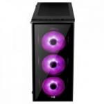 Gabinete Mid Tower ATX QUARTZ RGB Preto AEROCOOL Gabinete Mid Tower ATX QUARTZ RGB Preto AEROCOOL