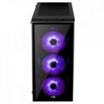 Gabinete Mid Tower ATX QUARTZ RGB Preto AEROCOOL Gabinete Mid Tower ATX QUARTZ RGB Preto AEROCOOL