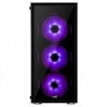 Gabinete Mid Tower ATX QUARTZ RGB Preto AEROCOOL Gabinete Mid Tower ATX QUARTZ RGB Preto AEROCOOL