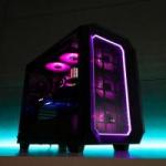 Gabinete Mid Tower c/ LED RGB P7-C0 Preto AEROCOOL Gabinete Mid Tower c/ LED RGB P7-C0 Preto AEROCOOL