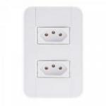 Tomada Dupla 4x2 c/ 2 Tomadas 2P+T 20A 250V Tablet Branco TRAMONTINA