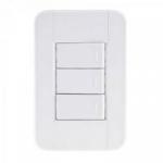 Interruptor Triplo 4x2 c/ 3 Teclas 10A 250V Tablet Branco TRAMONTINA