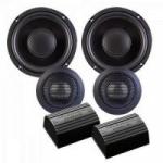 Kit Alto Falante + Tweeter + Crossover 2 Vias 6" 60W RMS 4 Ohms Multi System 62V2A Preto JBL
