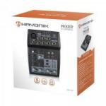 Mesa de Som 5 Canais USB HMX-105 HAYONIK Mesa de Som 5 Canais USB HMX-105 HAYONIK