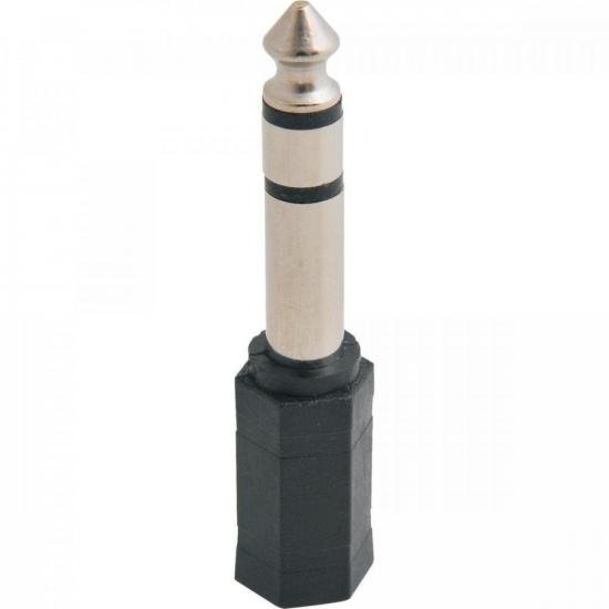 Adaptador P2 Estéreo x P10 Estéreo Niquelado GENÉRICO Adaptador P2 Estéreo x P10 Estéreo Niquelado GENÉRICO