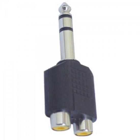 Adaptador 2 RCA x P10 Stereo 04144 CSR Adaptador 2 RCA x P10 Stereo 04144 CSR