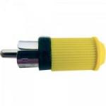 Plug RCA Macho 122 Amarelo EMETAL