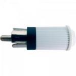 Plug RCA Macho 122 Branco EMETAL