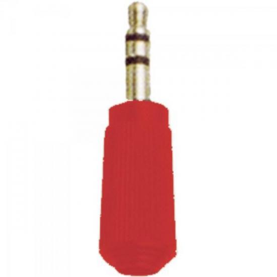 Plug P2 Stereo 104 Vermelho EMETAL Plug P2 Stereo 104 Vermelho EMETAL