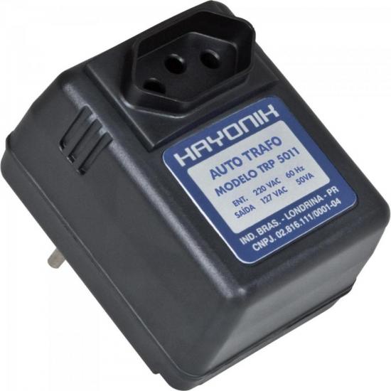 Auto Transformador Parede 220/127VAC 50VA TRP 5011 Preto HAYONIK Auto Transformador Parede 220/127VAC 50VA TRP 5011 Preto HAYONIK